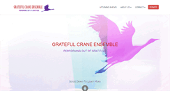 Desktop Screenshot of gratefulcrane.com